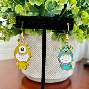 Any 2 for 15✨Hello kitty X Monsters Inc. drop earrings mix set